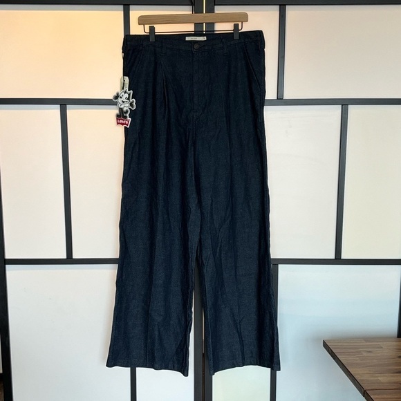 LEVI’S premium High Rise Loose fit wide leg denim jeans Felix Cat. Sz 32x32. NWT - Picture 5 of 16